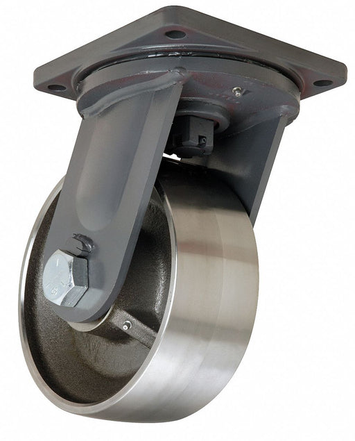 Plate Caster Swivel Steel 13 H