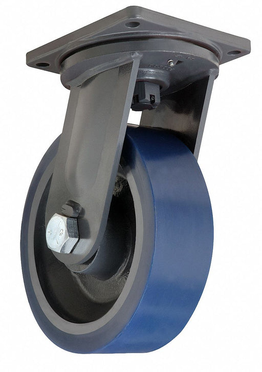 PlateCaster Swivel Polyurethane 15 1/2 H