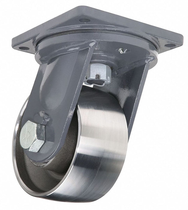Plate Caster Swivel Steel 11 H