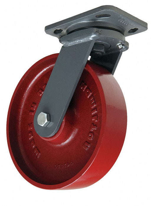 Plate Caster Swivel Iron 9 1/2 H