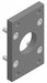 Cyl Mounting Hardware Flange 3 1/4 in
