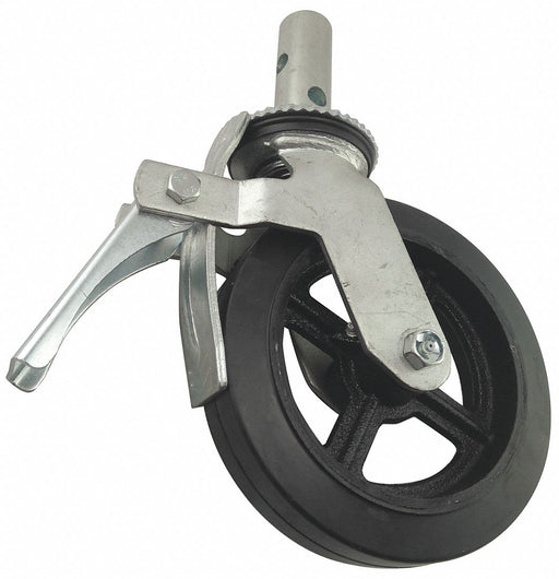 Stem Caster 8 dia Rubber 500lb