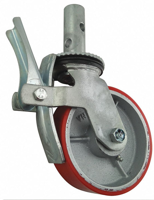 Total-Lock Bolt-In Round Stem Caster