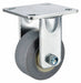 Plate Caster Rigid Rubber 5 5/8 H