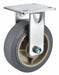 Plate Caster Rigid Rubber 5 5/8 H