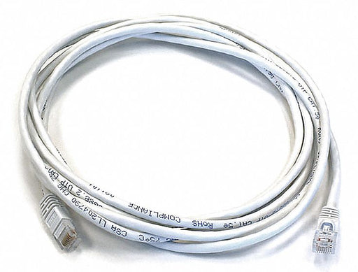 M3395 Patch Cord Cat 5e Booted White 10 ft.
