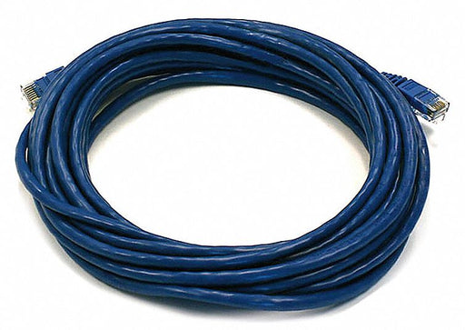 M3395 Patch Cord Cat 5e Booted Blue 20 ft.