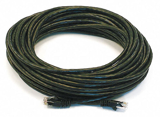 M3395 Patch Cord Cat 5e Booted Black 50 ft.