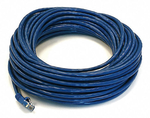 M3395 Patch Cord Cat 5e Booted Blue 50 ft.
