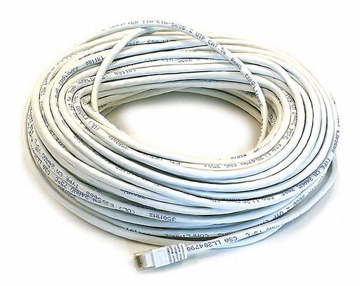 M3395 Patch Cord Cat 5e Booted White 100 ft.