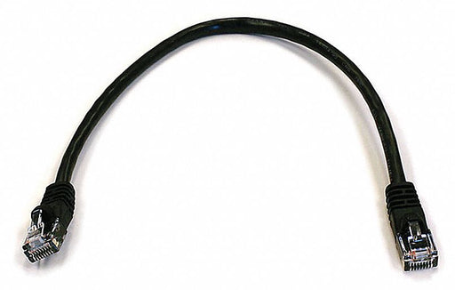 M3396 Patch Cord Cat 6 Booted Black 1.0 ft.