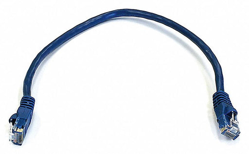 M3396 Patch Cord Cat 6 Booted Blue 1.0 ft.