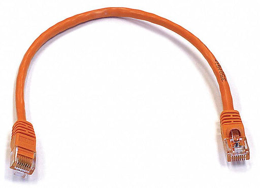 M3396 Patch Cord Cat 6 Booted Orange 1.0 ft.