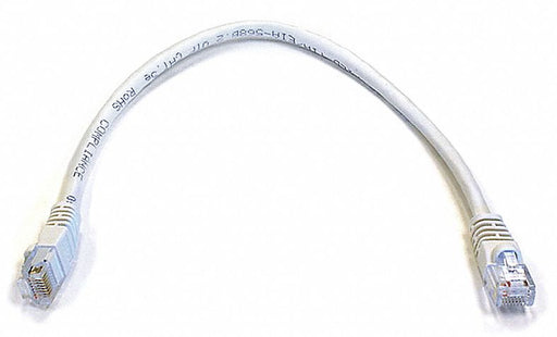 M3396 Patch Cord Cat 6 Booted White 1.0 ft.