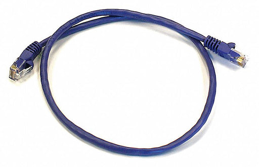 M3396 Patch Cord Cat 6 Booted Purple 2.0 ft.