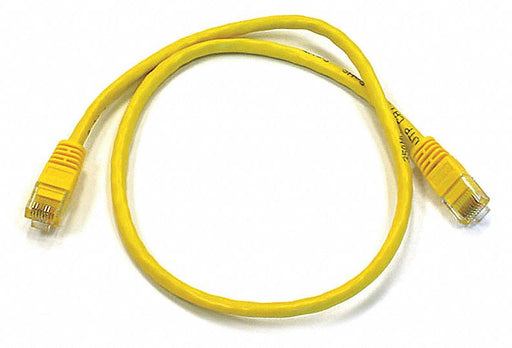 M3396 Patch Cord Cat 6 Booted Yellow 2.0 ft.