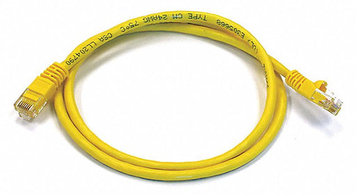 M3396 Patch Cord Cat 6 Booted Yellow 3.0 ft.