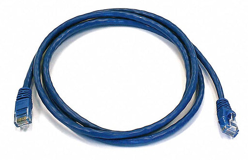M3396 Patch Cord Cat 6 Booted Blue 5.0 ft.