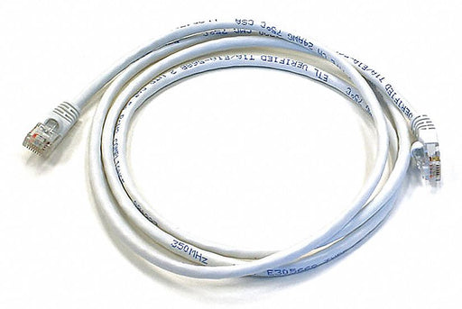 M3396 Patch Cord Cat 6 Booted White 5.0 ft.