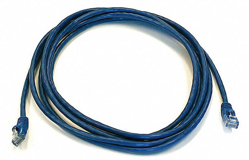 M3396 Patch Cord Cat 6 Booted Blue 10 ft.