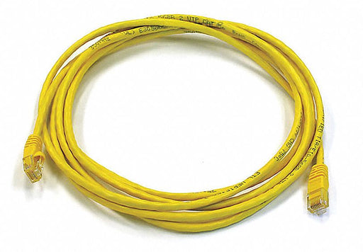 M3396 Patch Cord Cat 6 Booted Yellow 10 ft.