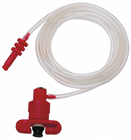 Air-Actuated Syringe Adapter Assembly