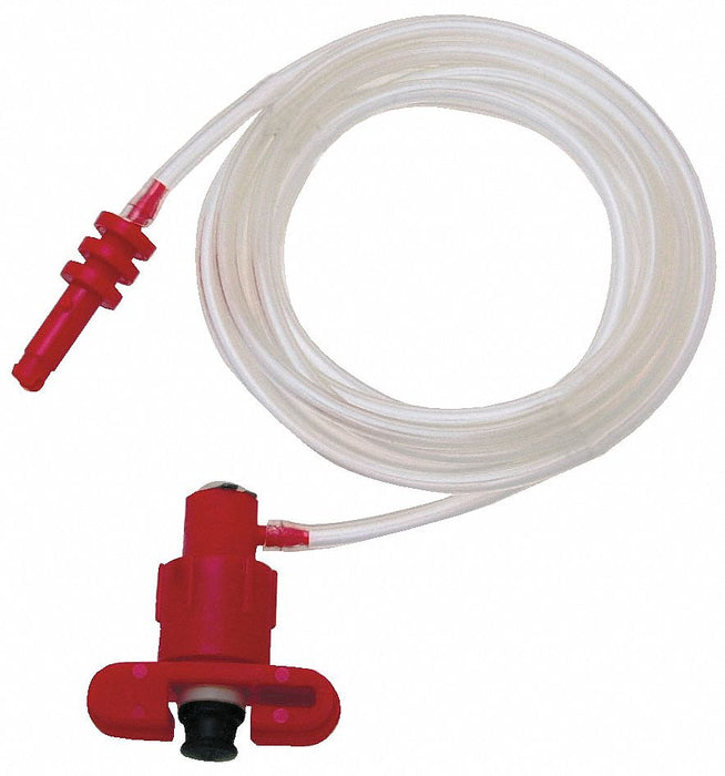 Air-Actuated Syringe Adapter Assembly