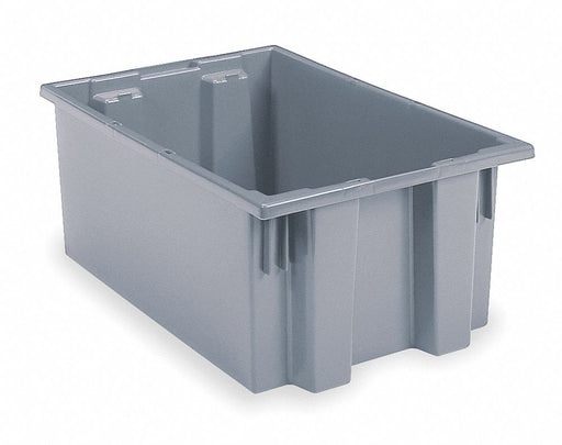 F8966 Stckng NstngTote 19.5inL 15.5inW Gray