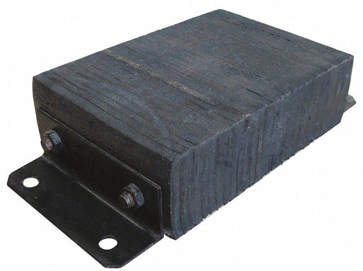 Dock Bumper 10x4-1/2x14-3/4 in Rubber
