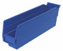 F8465 Shelf Bin Blue Indstr Grd Poly 4 in