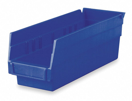 F8466 ShelfBin 11.625inL 4.125inW Plastic