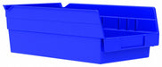 F8464 Shelf Bin Blue Indstr Grd Poly 4 in