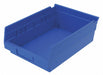 Shelf Bin Blue Indstr Grd Poly 4 in