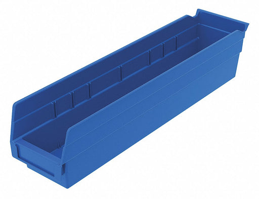 F8462 ShelfBin 17.875inL 4.125inW Plastic