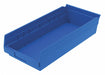 Shelf Bin Blue Indstr Grd Poly 4 in