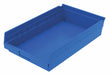 Shelf Bin Blue Indstr Grd Poly 4 in