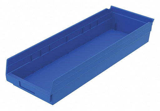F8871 ShelfBin 23.625inL 8.375inW Plastic