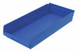 F8909 Shelf Bin Blue Indstr Grd Poly 4 in
