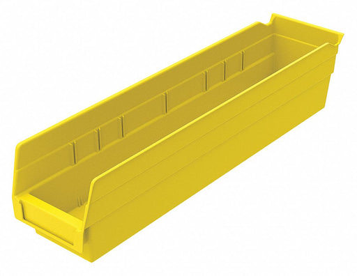 F8462 ShelfBin 17.875inL 4.125inW Plastic