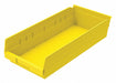 Shelf Bin Yellow Indstr Grd Poly 4 in