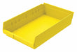 Shelf Bin Yellow Indstr Grd Poly 4 in