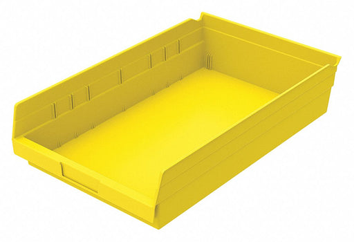 Shelf Bin Yellow Indstr Grd Poly 4 in