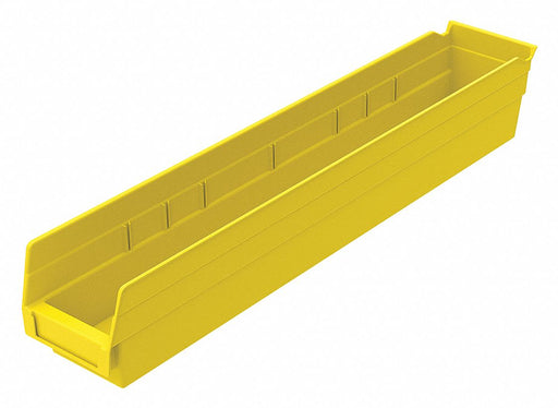 F8872 Shelf Bin Yellow Indstr Grd Poly 4 in