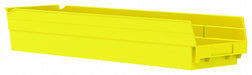 F8875 Shelf Bin Yellow Indstr Grd Poly 4 in