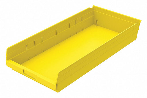 F8909 Shelf Bin Yellow Indstr Grd Poly 4 in