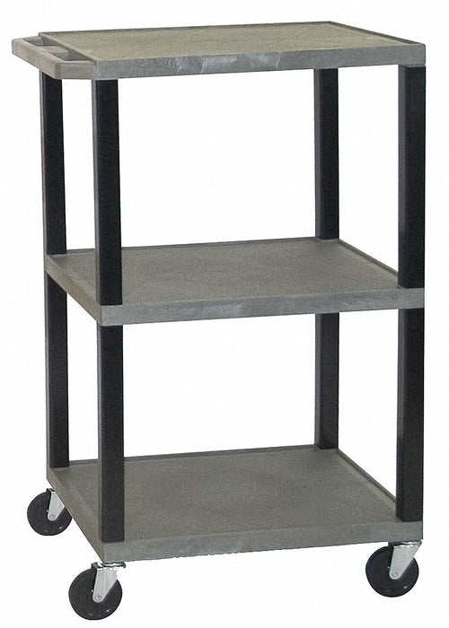 Utility Cart 400 lb Cap. PE 2 Shelves
