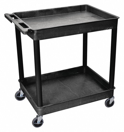 Utility Cart 400 lb Cap. PE 2 Shelves