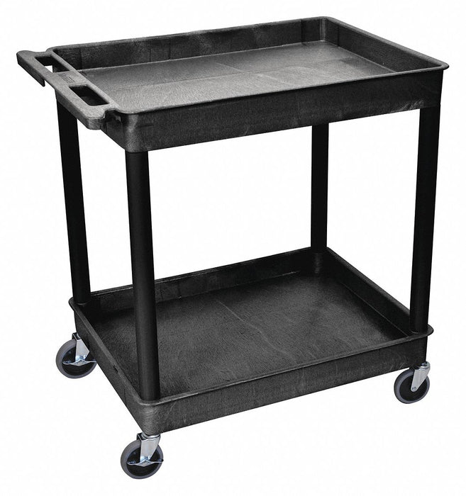 Utility Cart 400 lb Cap. PE 2 Shelves