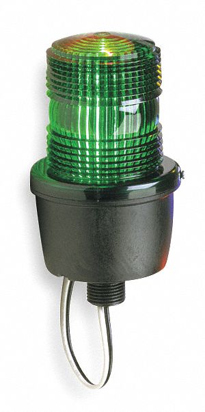 Low Profile Warning Light LED Green
