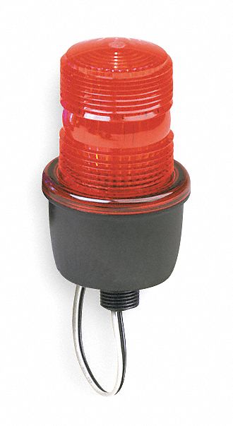 Low Profile Warning Light Strobe Red 